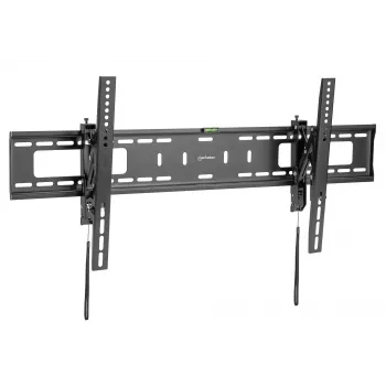 Manhattan TV un monitora pretzādzīšanas sienas kronšteins ar slīpumu 43-100 Melns VESA 200x200 līdz 800x400mm Maks. 75kg
