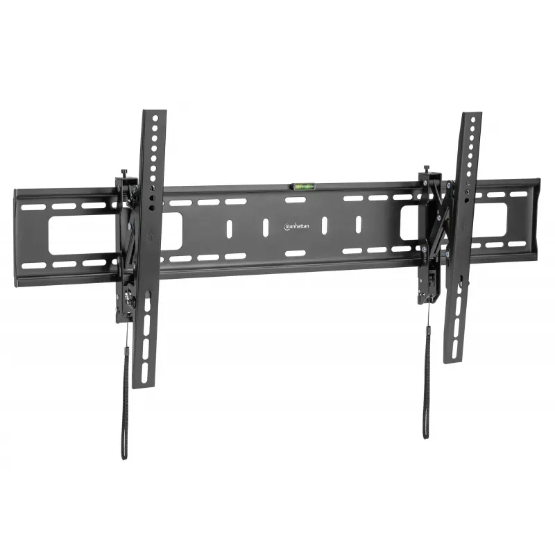 Manhattan TV un monitora pretzādzīšanas sienas kronšteins ar slīpumu 43-100 Melns VESA 200x200 līdz 800x400mm Maks. 75kg