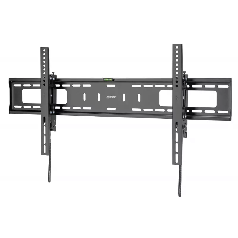 Manhattan TV un monitora pretzādzīšanas sienas kronšteins ar slīpumu 43-100 Melns VESA 200x200 līdz 800x400mm Maks. 75kg