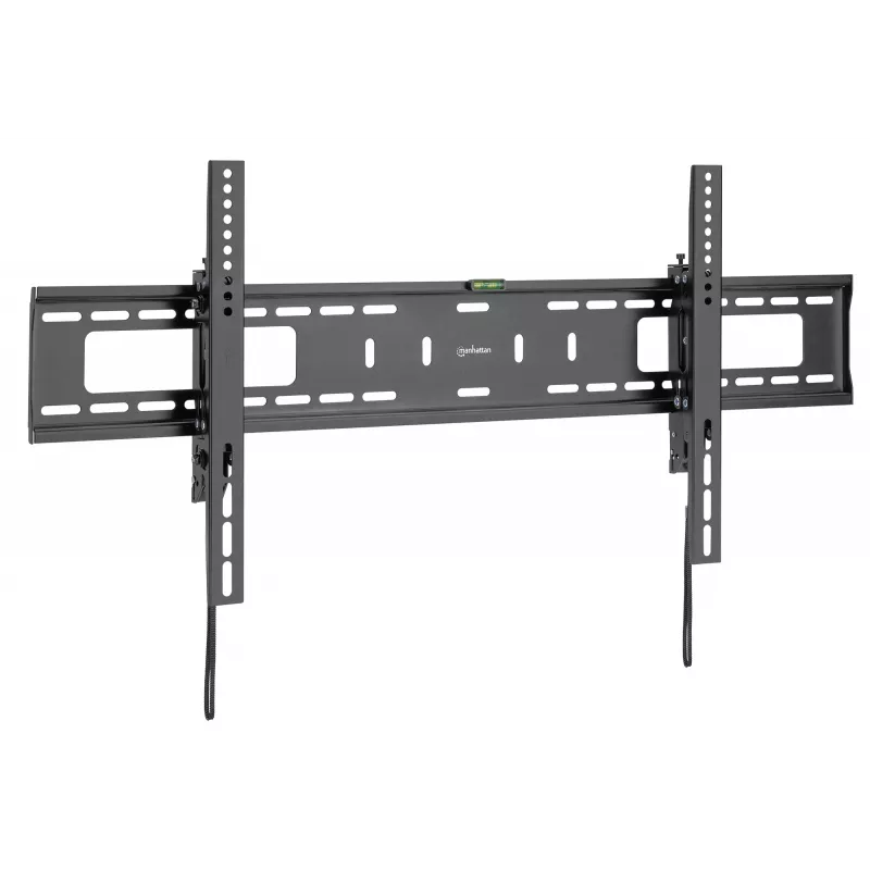Manhattan TV un monitora pretzādzīšanas sienas kronšteins ar slīpumu 43-100 Melns VESA 200x200 līdz 800x400mm Maks. 75kg