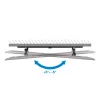 Manhattan TV un monitora pretzādzīšanas sienas kronšteins ar slīpumu 43-100 Melns VESA 200x200 līdz 800x400mm Maks. 75kg