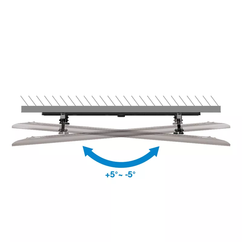 Manhattan TV un monitora pretzādzīšanas sienas kronšteins ar slīpumu 43-100 Melns VESA 200x200 līdz 800x400mm Maks. 75kg