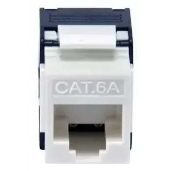 Keystone ligzda Cat.6A neekranēta, bezinstrumentu, EQUIP 769227, RJ-45, plakana konstrukcija, balta, 8 gab.