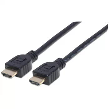 Manhattan HDMI CL3 kabelis 4K@60Hz ar Ethernet, 1m, iebūvēšanai sienā