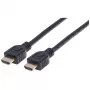 Manhattan HDMI CL3 kabelis 4K@60Hz ar Ethernet, 1m, iebūvēšanai sienā