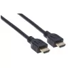 Manhattan HDMI CL3 kabelis 4K@60Hz ar Ethernet, 1m, iebūvēšanai sienā