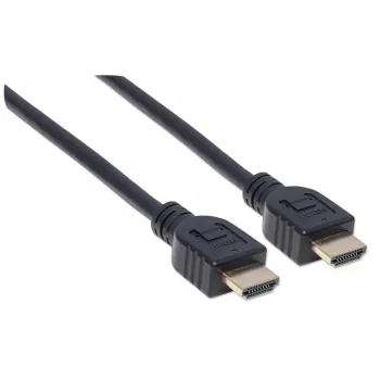 Manhattan HDMI CL3 kabelis 4K@60Hz ar Ethernet, 1m, iebūvēšanai sienā