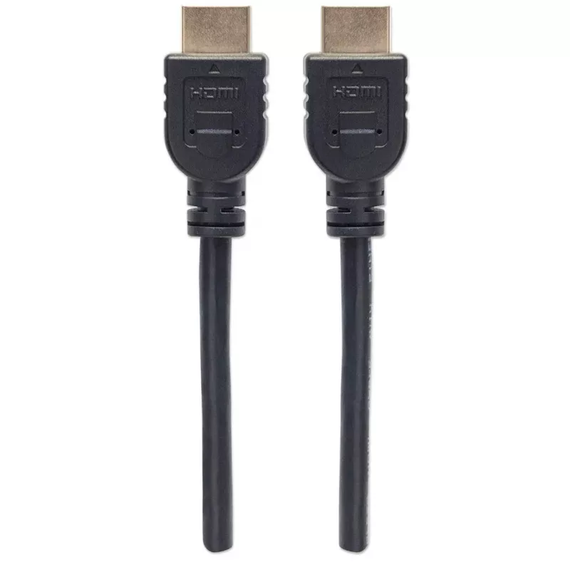 Manhattan HDMI CL3 kabelis 4K@60Hz ar Ethernet, 1m, iebūvēšanai sienā
