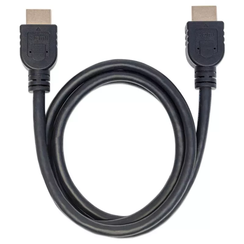Manhattan HDMI CL3 kabelis 4K@60Hz ar Ethernet, 1m, iebūvēšanai sienā