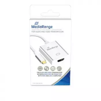 USB grafiskā adaptera MediaRange MRCS194 4096 x 3112 pikseļi Sudrabs