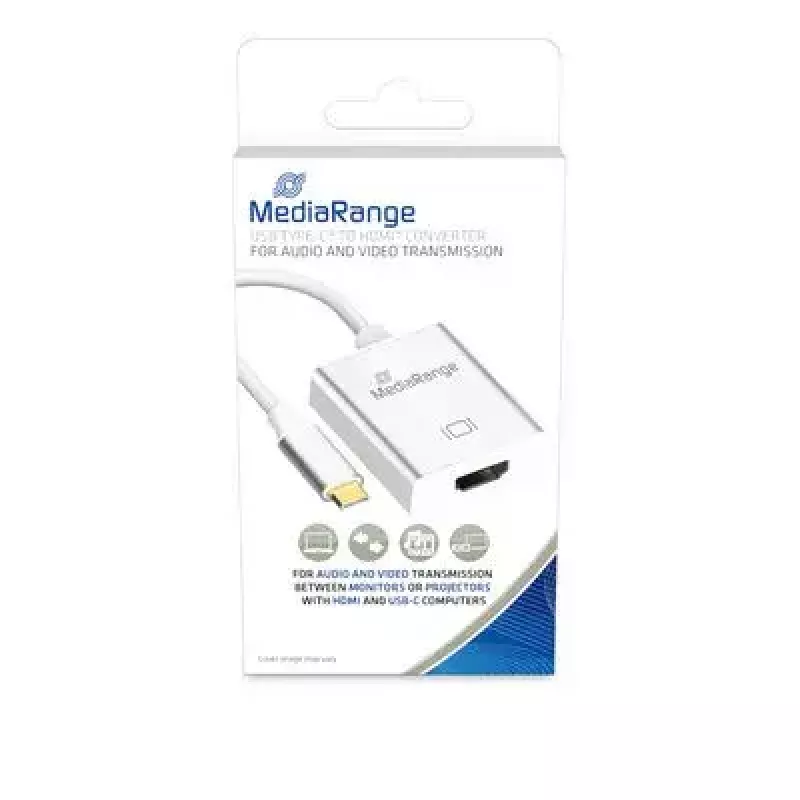 USB grafiskā adaptera MediaRange MRCS194 4096 x 3112 pikseļi Sudrabs
