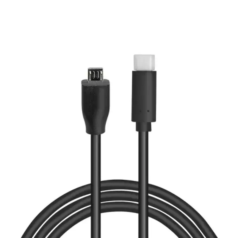 LogiLink CU0196 USB 2.0 kabelis USB-C uz Micro-USB B 0.5m melns