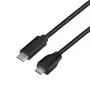 LogiLink CU0196 USB 2.0 kabelis USB-C uz Micro-USB B 0.5m melns
