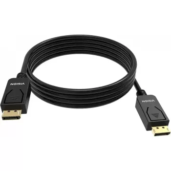 Vision TC 2MDP8K/BL 2 m DisplayPort kabelis melns