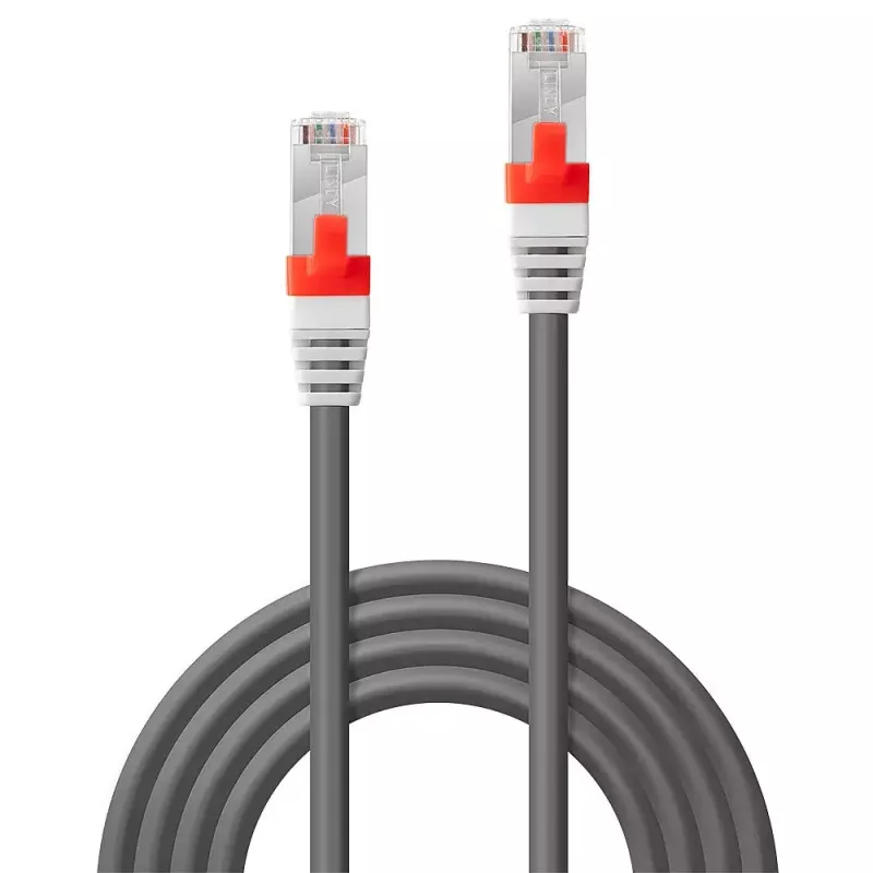 Tīkla kabelis Lindy 3m Cat.6A S/FTP LSZH RJ-45 Pelēks