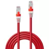Tīkla kabelis Lindy Cat.6 (A) SSTP / S/FTP PIMF 10m RJ-45 Sarkans