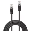 Lindy 48381 tīkla kabelis, melns, 1 m, Cat5e F/UTP (FTP)