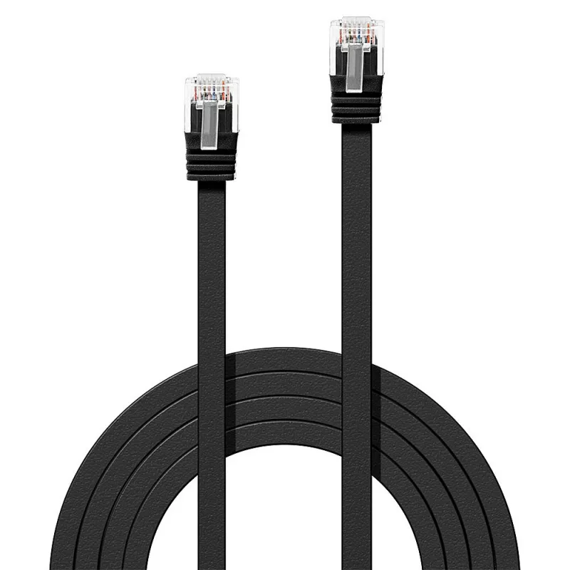 Lindy 47525 tīkla kabelis melns 10 m Cat6 U/UTP (UTP)