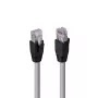 Tīkla kabelis Lindy Cat.6A U/FTP LSZH, masīvs vadītājs, 60 m, pelēks, RJ-45