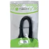 Techly USB 2.0 kabelis A vīrišķais / Mini B vīrišķais 90° 1.8 m Melns ICOC MUSB-AA-018ANG