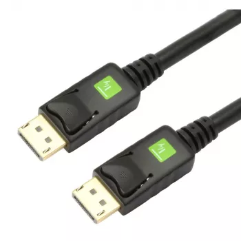 Techly ICOC DSP-A-050 DisplayPort kabelis 5 m Melns