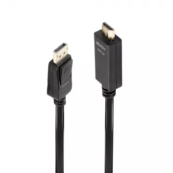 Lindy 0.5m DisplayPort uz HDMI 10.2G kabelis