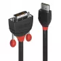 Lindy 0.5m HDMI uz DVI kabelis, Black Line