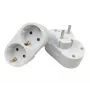 Strāvas sadalītājs MicroConnect PESCHPLUG2 — Schuko adapteris ar 2 izejām
