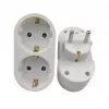 Strāvas sadalītājs MicroConnect PESCHPLUG2 — Schuko adapteris ar 2 izejām