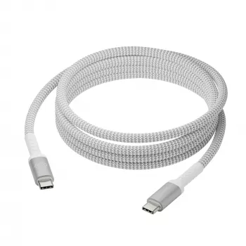 dbramante1928 re-charge Pro - BRD kabelis 2.5m USB-C uz USB-C 100W balts