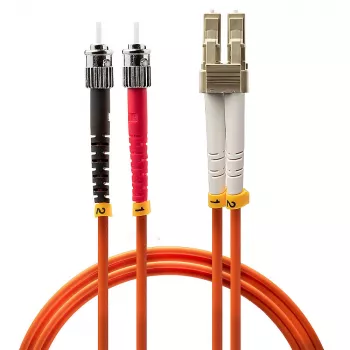 Lindy 3 m LC-ST OM2 50/125 optiskā šķiedras kabeļa savienotājs