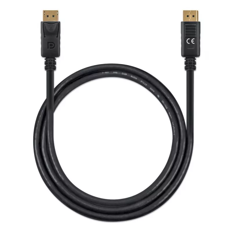DisplayPort kabelis Manhattan DP14MM1M 1m 8K@60Hz vīrietis-vīrietis