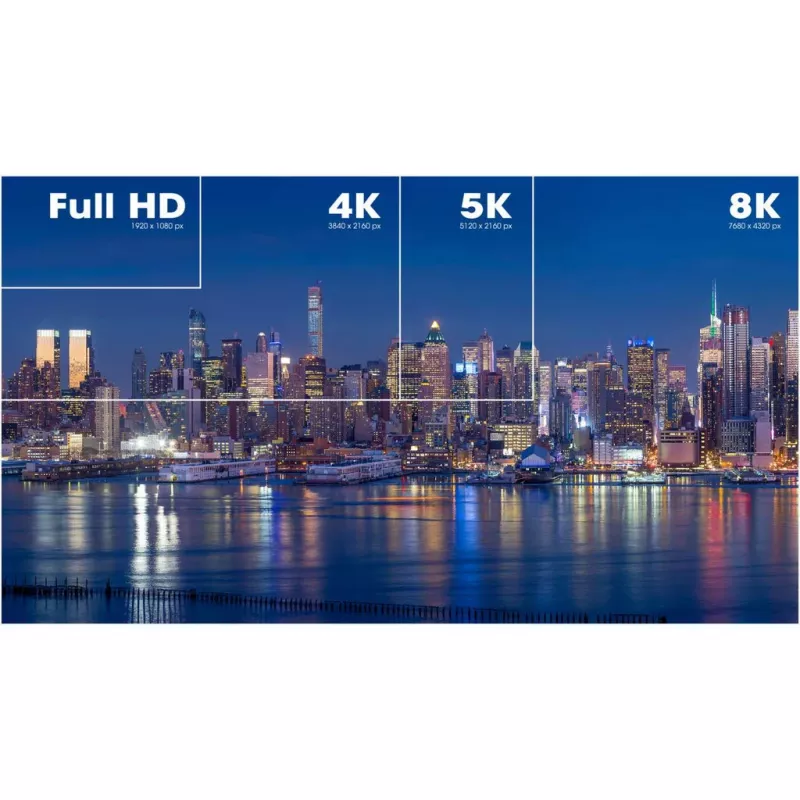 HDMI kabelis Manhattan 8K@60Hz 1m pīts vīrietis-vīrietis melns