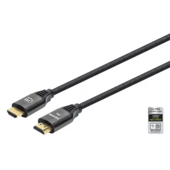 HDMI kabelis Manhattan 8K 60Hz 3m vīrietis-vīrietis melns