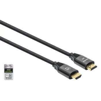 HDMI kabelis Manhattan 8K 60Hz 3m vīrietis-vīrietis melns