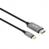 Manhattan USB-C uz HDMI kabelis, 4K@60Hz, 2m, Melns