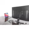 Manhattan USB-C uz HDMI kabelis, 4K@60Hz, 2m, Melns