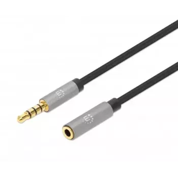 Audio pagarinātāja kabelis Manhattan 3.5 mm 3 m vīriešu/sieviešu