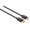 Manhattan DisplayPort 1.4 kabelis, 8K@60Hz, 3m, pīts, vīrietis-vīrietis, ar fiksatoriem, pilnībā ekranēts, melns, mūža garantija