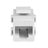 StarTech.com Balts Cat6 RJ45 Keystone Jack Tīkla Savienotājs - F/F