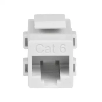 StarTech.com Balts Cat6 RJ45 Keystone Jack Tīkla Savienotājs - F/F