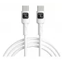 Techly ICOC-MUSB20-C60W1 USB kabelis USB 2.0 1 m balts USB C