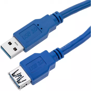 Techly USB 3.0 pagarinātājkabelis A vīrišķais / A sievišķais 3m Zils ICOC U3-AA-30-EX