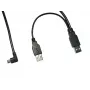 USB 2.0 A vīriņais uz Micro USB A vīriņais kabelis MicroConnect MC-WA1945B 1,5 m