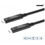 USB-C kabelis MicroConnect MC-USB3.2CC10-8K-OP 10 m, atbalsta līdz 8K