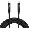 USB-C kabelis MicroConnect MC-USB3.2CC10-8K-OP 10 m, atbalsta līdz 8K
