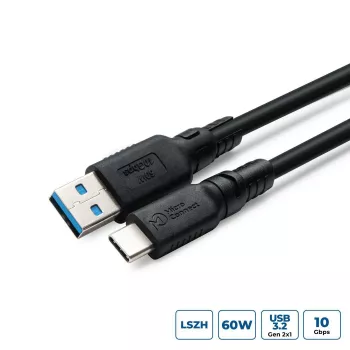 MikroUSB-C uz USB-A adaptera kabelis MicroConnect USB3.2AC1-LSZH, 1 m, USB 3.2
