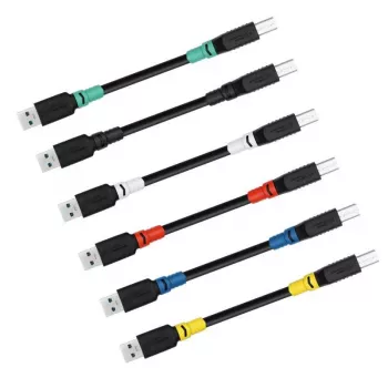 USB A-B datu kabelis MicroConnect USB3.0AB2B-LSZH 2 m, USB 3.2 Gen 1 (Micro-B/B), ar zemu dūmu un halogēna saturu