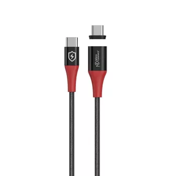 MicroConnect MC-MAGNETIC-CUSBC-SC-240W magnētiskais USB-C uzlādes kabelis, 240W PD