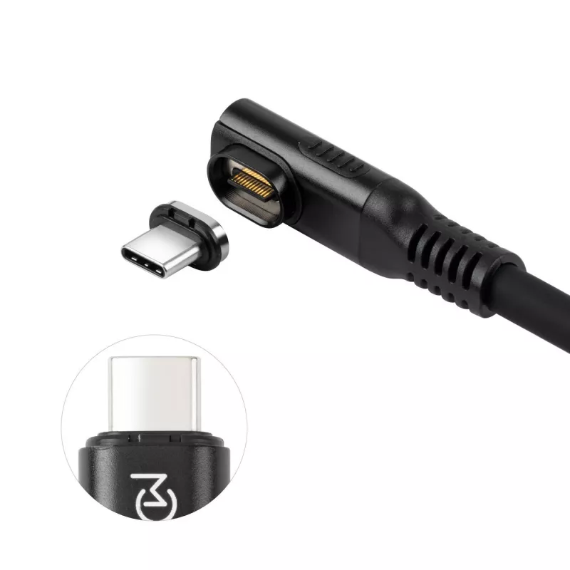 Microconnect MC-LS-USB4CC0.5-A USB kabelis 0.5 m USB C Melns
